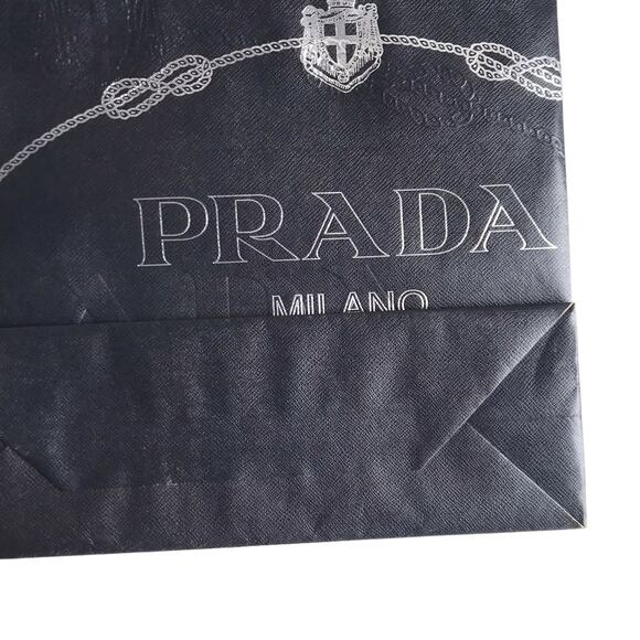 Prada Shopping Bag Gift Present Luxury Designer Shopper Tote - Picture 9 of 15